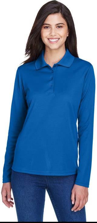 78192 - Ladies' Pinnacle Performance Long Sleeve Pique Polo