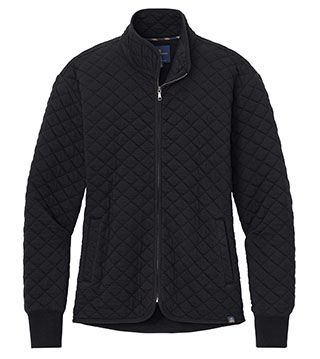 BB18213 - Ladies Diamond Quilt Full-Zip