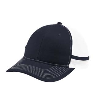 Two-Stripe Snapback Trucker Cap