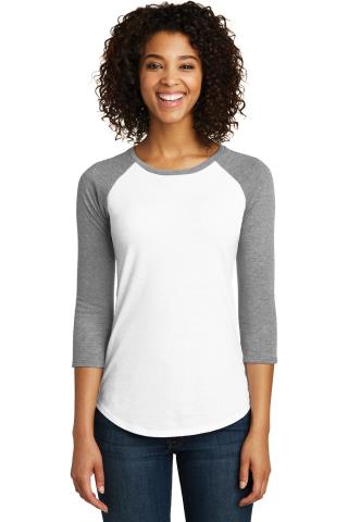 Junior's 3/4-Sleeve Raglan