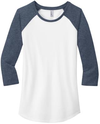 DT6211 - Junior's 3/4-Sleeve Raglan