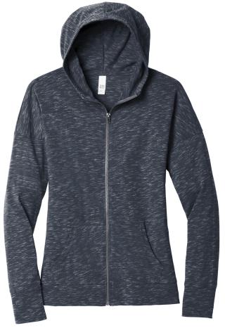 DT665 - Ladies' Medal Full-Zip Hoodie