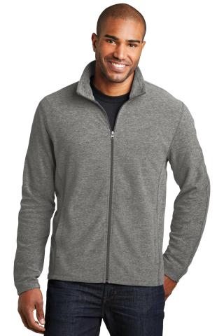 Heather Microfleece Full-Zip Jacket