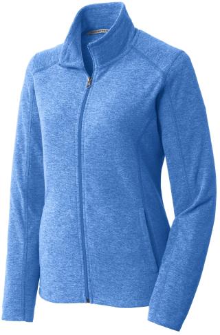 L235 - Ladies' Heather Microfleece Full-Zip Jacket