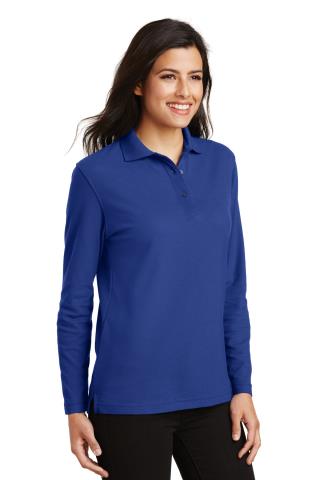 Ladies' Silk Touch L/S Sport Shirt