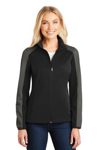 Ladies' Active Colorblock Soft Shell Jacket