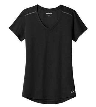 LOE337 - Ladies Peak V-Neck Tee