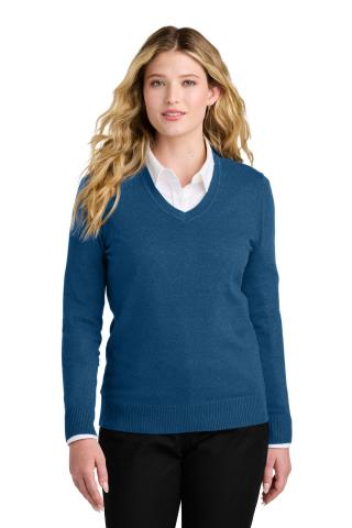 Ladies Easy Care V-Neck Sweater