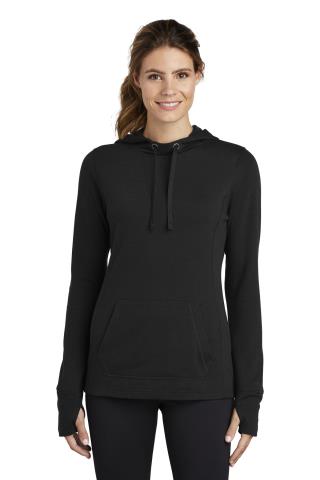 Ladies Tri-Blend Fleece Hooded Pullover