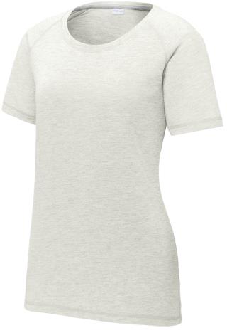 LST400 - Ladies' Tri-Blend Wicking Scoop Neck Tee