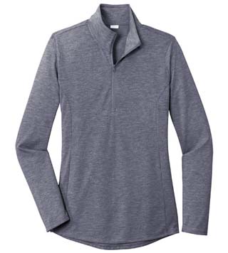 LST407 - Ladies Tri-Blend 1/4-Zip Pullover