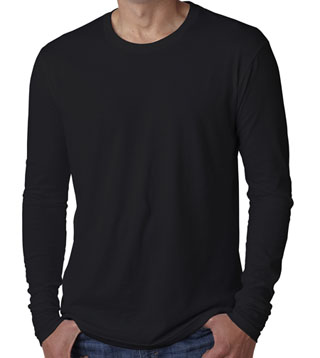 Men's Fitted Long-Sleeve Crew