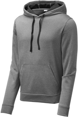 ST264 - Heather Fleece Hooded Pullover