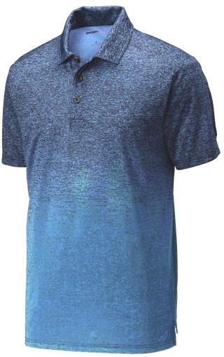 ST671 - Ombre Heather Polo